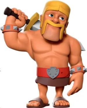 THE WORLD OF CLASH FIGURA MINIX CLASH OF CLANS BÁRBARO 12 CM