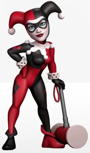 DC COMICS FIGURA MINIX HARLEY QUINN WITH HAMMER NEW SUIT 12 CM