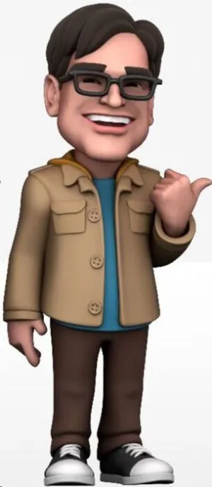 THE BIG BANG THEORY FIGURA MINIX LEONARD HOFSTADTER 12 CM