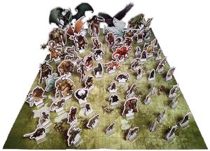 DRAGONBANE JDR PEONES DEL BESTIARIO + MAPA