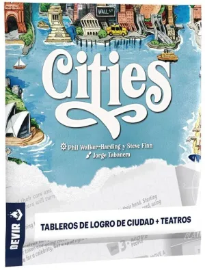 CITIES: EXPANSION - TABLEROS DE LOGROS DE CIUDAD + TEATROS
