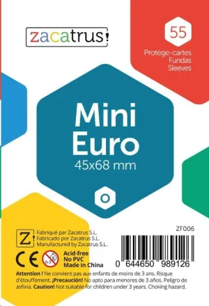 FUNDAS ZACATRUS MINI EURO (45 X 68 MM) (55)                                