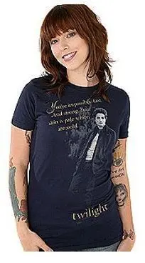 CREPUSCULO CAMISETA CHICA EDWARD CUERPO ENTERO M                           