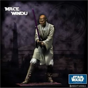 KNIGHT MODELS: MACE WINDU 70MM ED. LIMITADA DELUXE                         