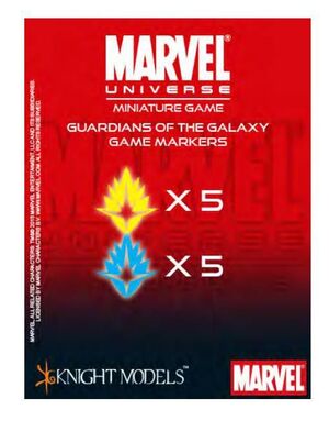 MARVEL UNIVERSE MINIATURE GAME: GUARDIANS OF THE GALAXY MARKERS            
