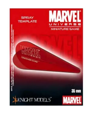 MARVEL UNIVERSE MINIATURE GAME: SPRAY TEMPLATE                             