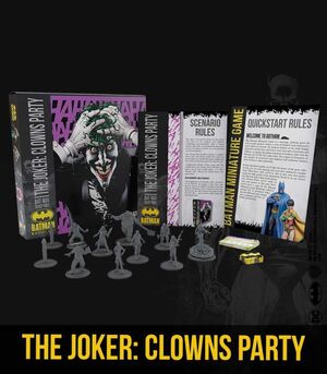 BATMAN MINIATURE GAME: BAT-BOX. THE JOKER: CLOWNS PARTY (KNIGHT MODELS)    