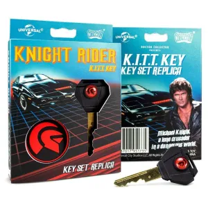 EL COCHE FANTASTICO REPLICA 14 CM  LLAVE DE KITT CON LLAVERO 
