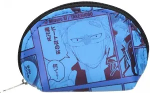 ESTUCHE PORTAMONEDAS VIÑETA AZUL MEGUMI Y TSUGUMI