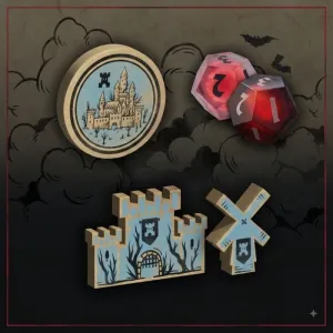 VAMPIRE LORDS: TOKENS DE MADERA Y DADOS DE RESINA