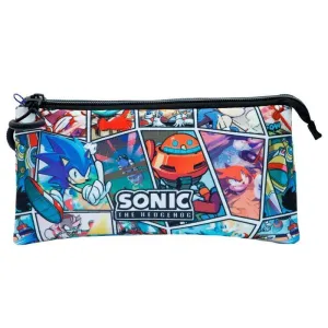 SONIC THE HEDGEHOG TRIPLE PORTATODO COMIC