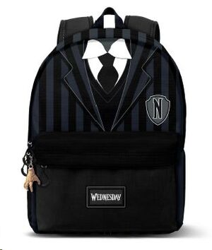 WEDNESDAY MOCHILA URBANA MIERCOLES ADDAMS ACADEMIA NEVERMORE