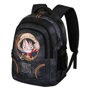 ONE PIECE NEGRO MOCHILA RUNNING PLUS ROPES