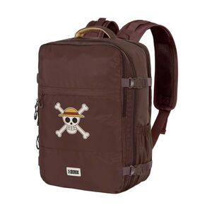 ONE PIECE MARRÓN MOCHILA MERCURY SKULL