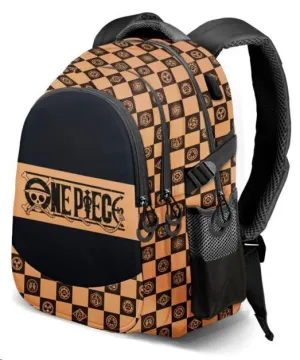 ONE PIECE MARRÓN MOCHILA MERCURY SKULL