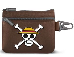 ONE PIECE MONEDERO SLIM PU SKULL