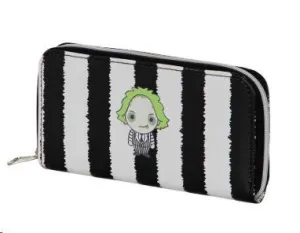 BITELCHÚS / BEETLEJUICE BLANCO BILLETERO ESSENTIAL BEETLEJUICE STRIPES