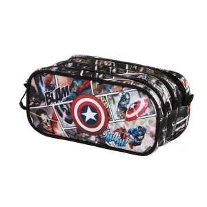 CAPITÁN AMÉRICA MULTICOLOR ESTUCHE PORTATODO TRICK FAN 2.2 COMIC