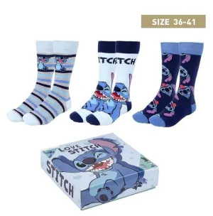 DISNEY LILO Y STITCH PACK CALCETINES 3 MODELOS DIFERENTES STITCH