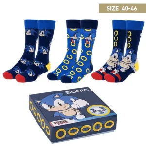 SONIC PACK CALCETINES 3 PIEZAS