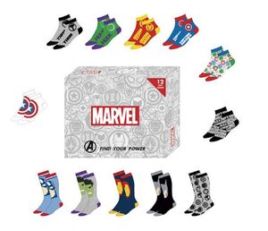 MARVEL CAJA REGALO CALCETINES AVENGERS TALLA 41/46