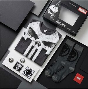 MARVEL THE PUNISHER SET REGALO CON CAMISETA TALLA M