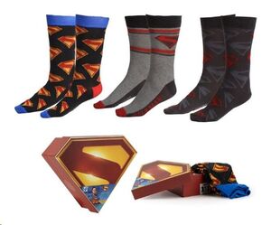 DC COMICS PACK CALCETINES 3 PIEZAS SUPERMAN