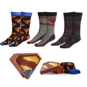 SUPERMAN PACK CALCETINES 3 PIEZAS