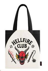 STRANGER THINGS HELLFIRE CLUB SHOPPING BAG 39CM