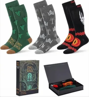 EL SEÑOR DE LOS ANILLOS PACK 3 MODELOS CALCETINES