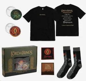 EL SEÑOR DE LOS ANILLOS SET REGALO CON CAMISETA T - XL