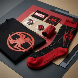 MARVEL SPIDERMAN SET REGALO CON CAMISETA TALLA L