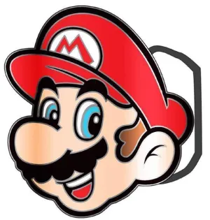SUPER MARIO BROS HEBILLA DE CINTURON MARIO FACE                            