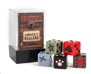BINDING OF ISAAC. SET DADOS UNHOLY ROLLERS