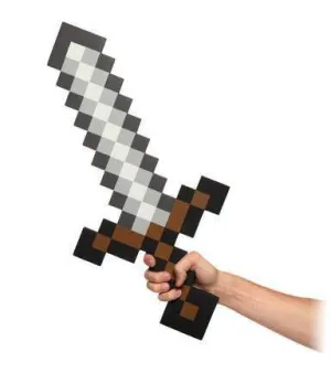 MINECRAFT REPLICA ESPUMA 1/1 ESPADA 65CM                                   