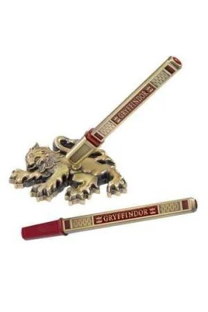HARRY POTTER SET BOLIGRAFO CON SOPORTE GRYFFINDOR