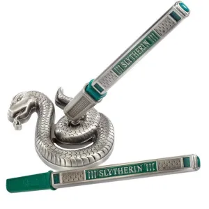 HARRY POTTER SET BOLIGRAFO CON SOPORTE SLYTHERIN