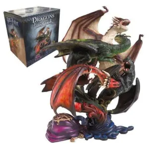 HARRY POTTER ESTATUA RESINA 27 CM DRAGONES PRIMERA PRUEBA                  