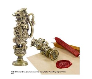 HARRY POTTER SELLO DE LACRE GRYFFINDOR 10 CM                               