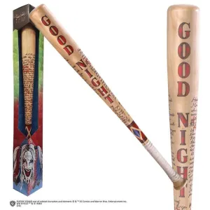 ESCUADRON SUICIDA REPLICA BATE DE BEISBOL DE HARLEY QUINN GOOD NIGHT 80 CM 