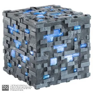 MINECRAFT LAMPARA ILUMINADOR DE MINERAL DE DIAMANTE 10 CM