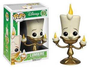 LA BELLA Y LA BESTIA POP VINYL FIGURA LUMIERE 10CM                         