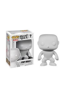 FIGURA MASCULINA BLANCA CABEZON 10 CM VINYL POP PERSONALIZABLE             