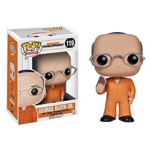 GEORGE SR. PRISON OUTFIT FIG.10 CM VINYL POP ARRESTED DEVELOPMENT          