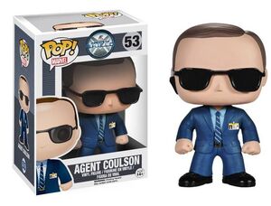 AGENTES DE SHIELD CABEZON 10 CM AGENTE COULSON VINYL POP                   