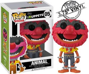 MUPPETS MOST WANTED ANIMAL FIG.10 CM VINYL POP                             