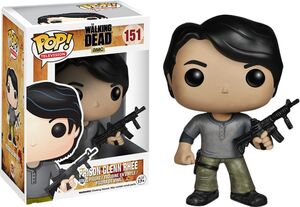 THE WALKING DEAD FIGURA 9 CM PRISON GLENN RHEE VINYL POP! FUNKO 151        