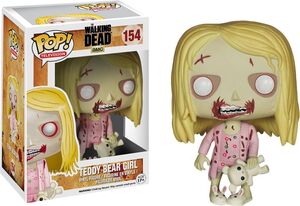 THE WALKING DEAD NIÑA PELUCHE OSITO FIG 10 CM VINYL POP                    