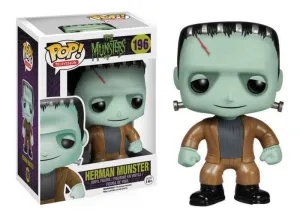 THE MUNSTERS FIGURA 10 CM VINYL POP HERMAN MUNSTER                         