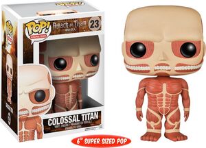 ATAQUE A LOS TITANES FIGURA 15,24 CM COLOSSAL TITAN VINYL POP              